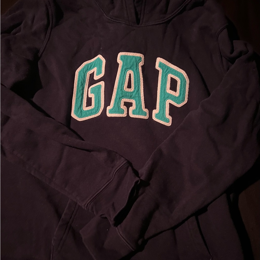 Long sleeve pull over Navy blue hoodie in size Medium